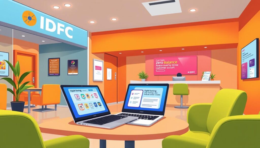 IDFC bank zero balance account opening online